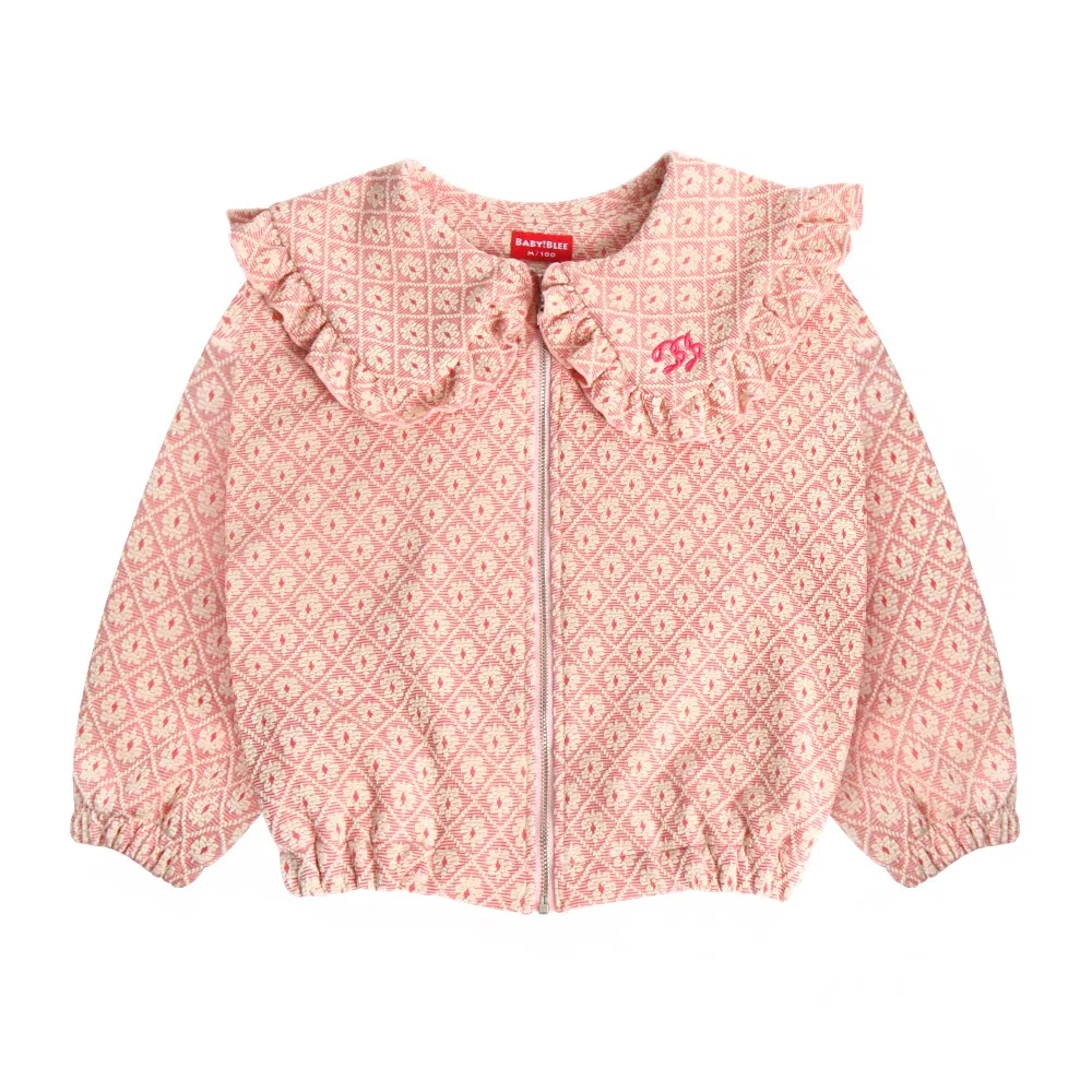 Жакет с оборками воротник Baby Bluee розовый