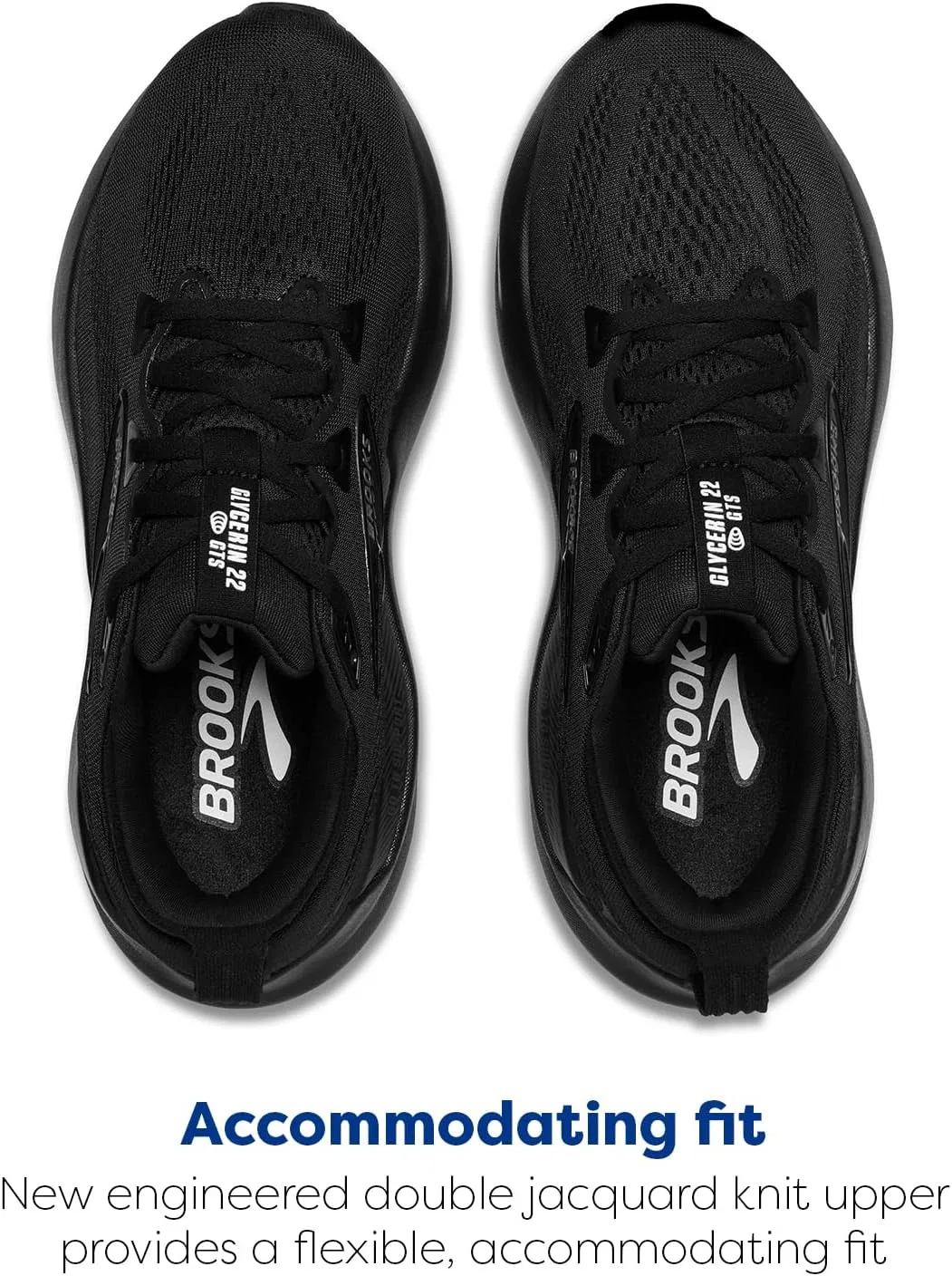 Мужские нейтральные беговые кроссовки Brooks Glycerin 22, Black Ebony — фото 4
