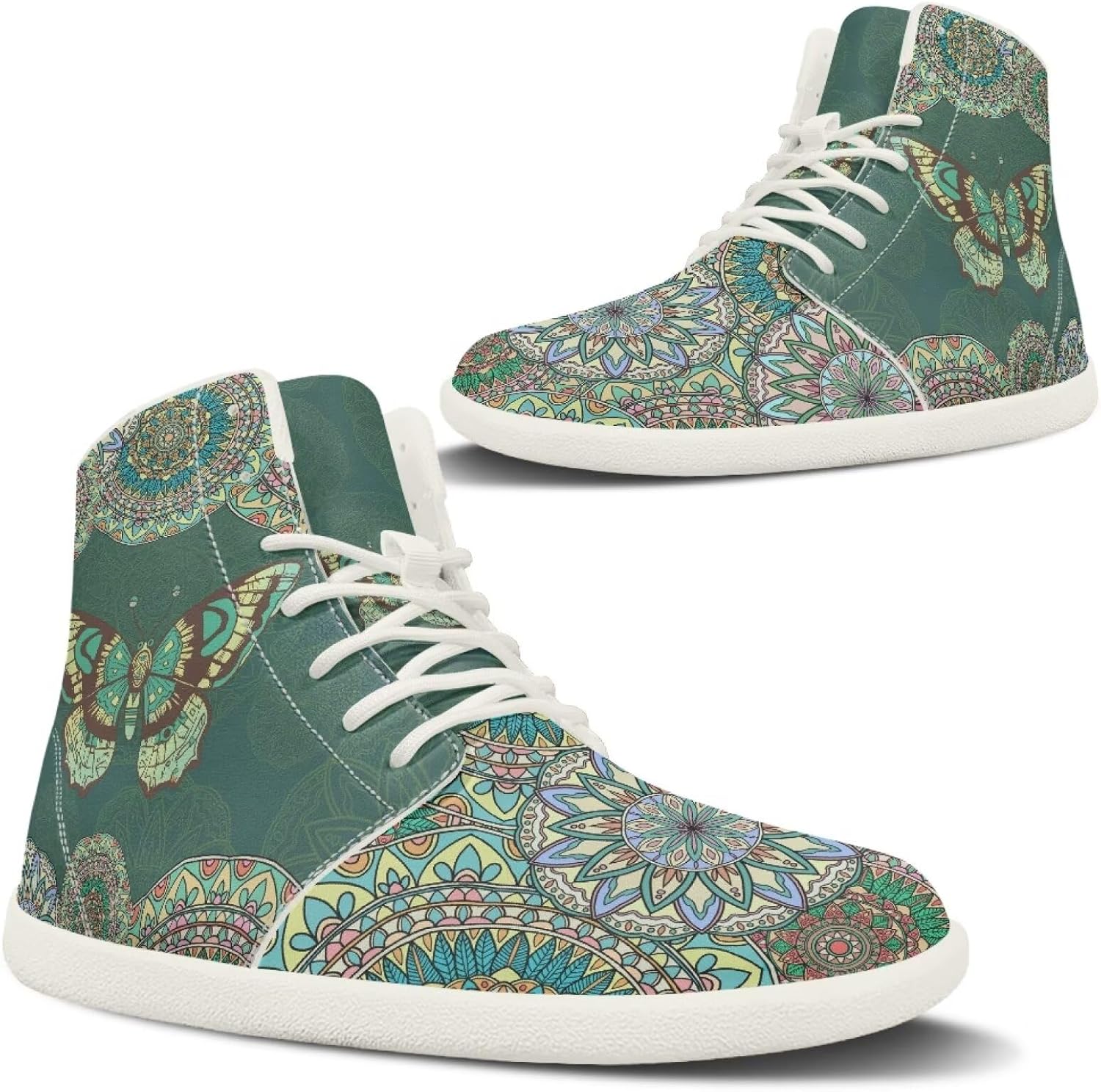 

Кроссовки для женщин и мужчин Qoiuvncy, Mandala Butterfly