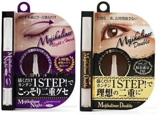 Набор для макияжа глаз Medica Liner Knight & Hard Double Set, прозрачный