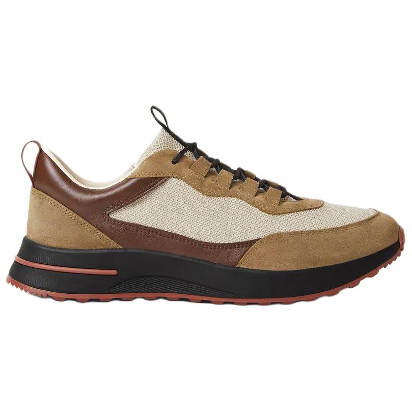 Loro Piana Week End Walk Low top Casual Shoes мужские желто-коричневые — фото 3