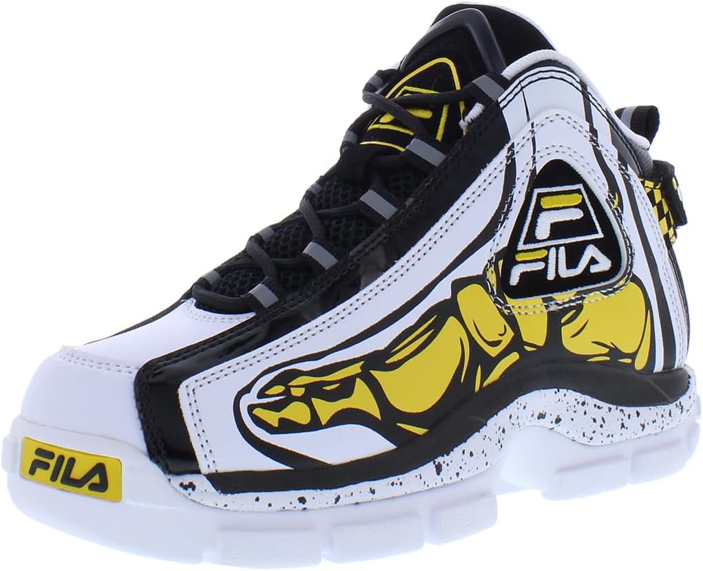 

Кроссовки Fila Solario для маленьких и больших детей, белый/черный/желтый