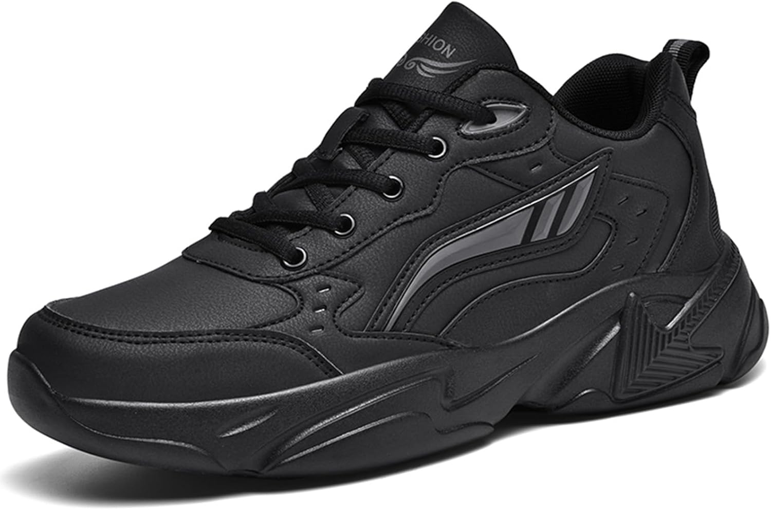 

Мужские повседневные спортивные кроссовки для ходьбы и бега, зимние/осенние белые туфли с толстой подошвой Generic