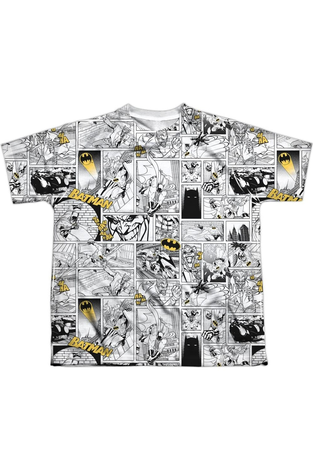 

Футболка с коротким рукавом для подростков с комиксами про Бэтмена Gildan, белый