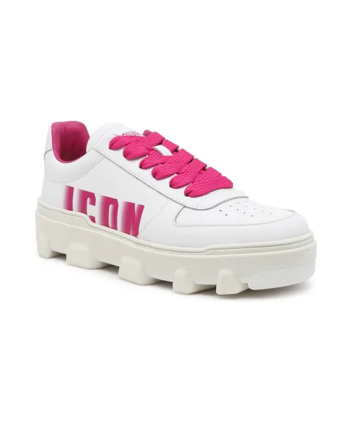Кожаные кроссовки Dsquared2, белый
