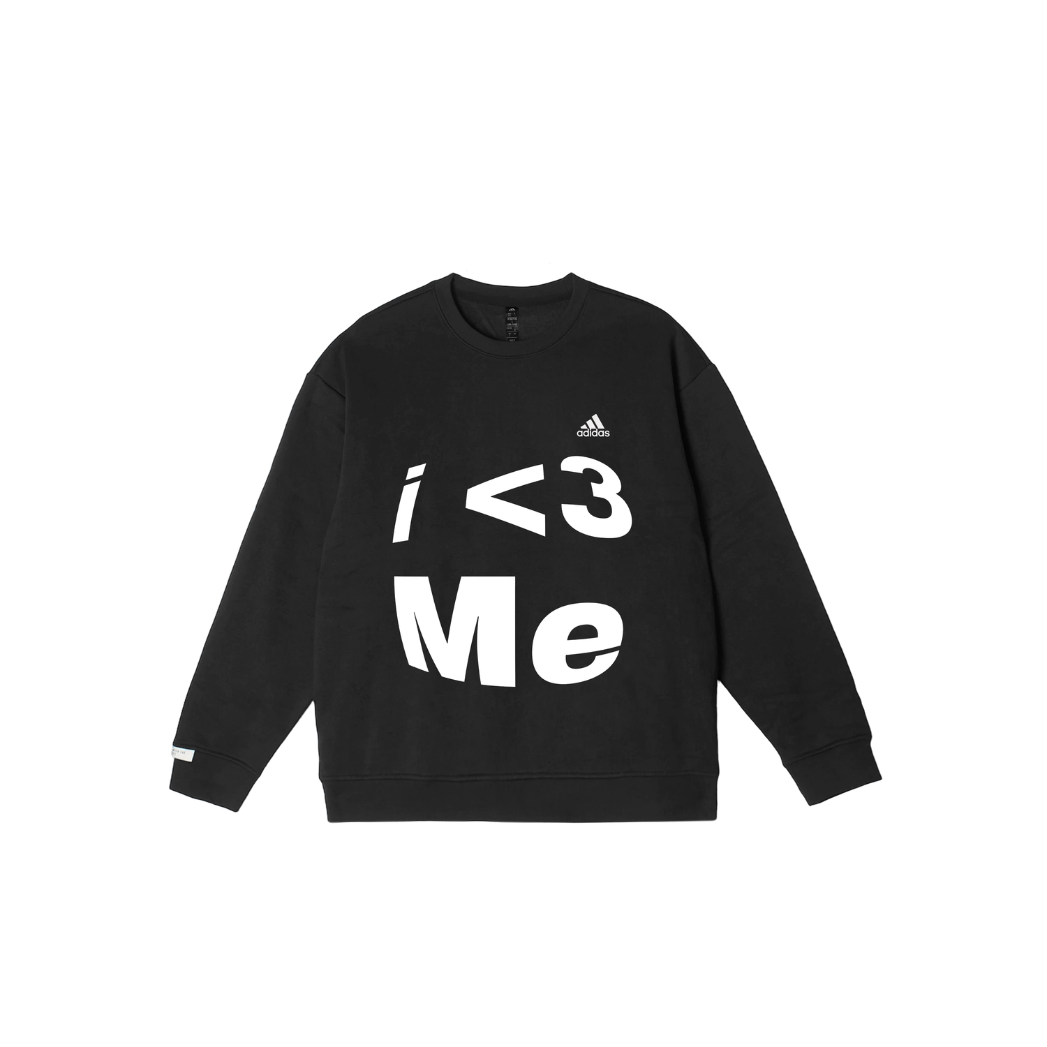 

Adidas LABEL Свитшот Unisex Black Crew Neck Moderate, Черный, Adidas LABEL Свитшот Unisex Black Crew Neck Moderate