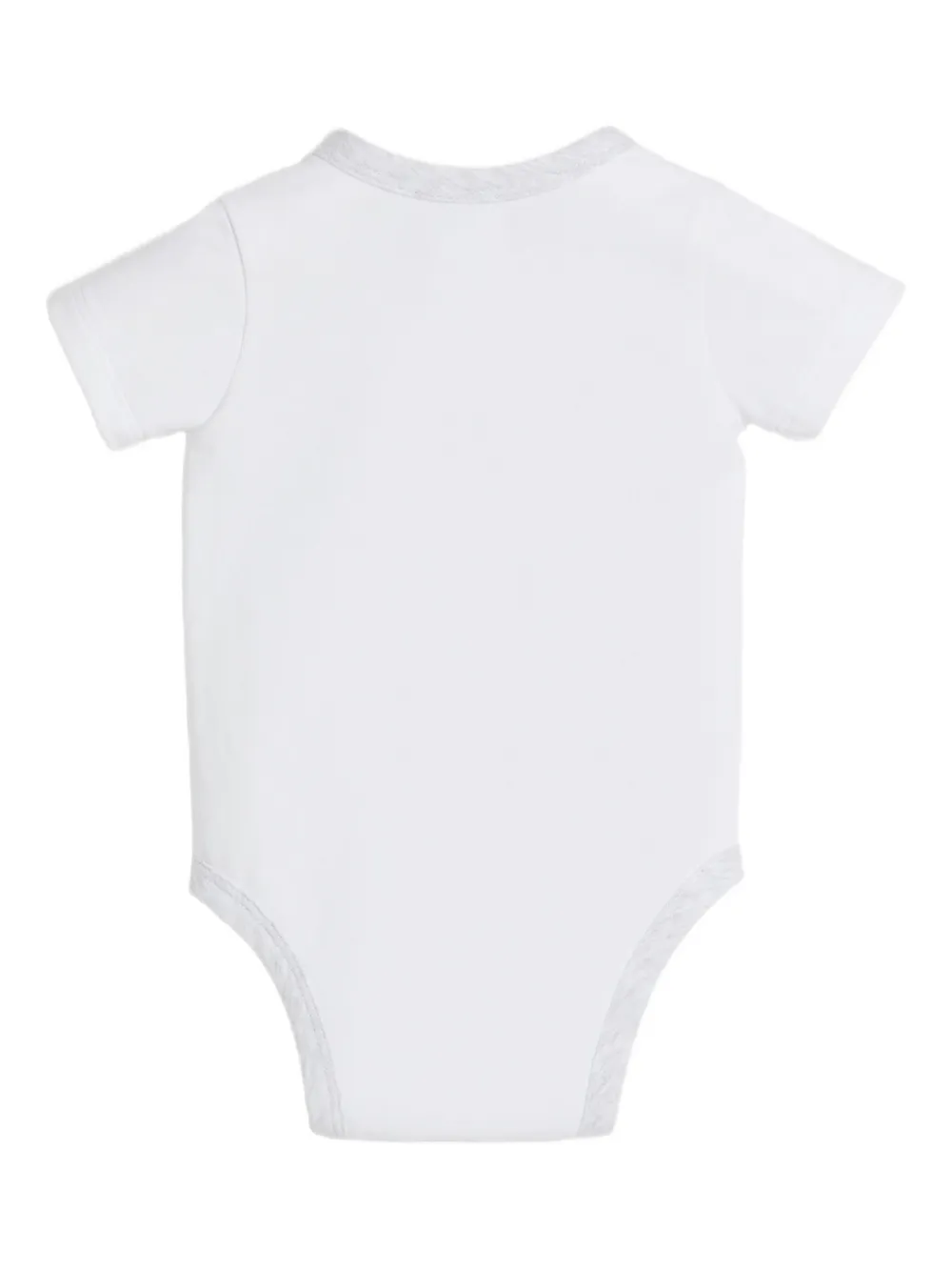Боди из эластичного хлопка Brunello Cucinelli Kids, белый — фото 2