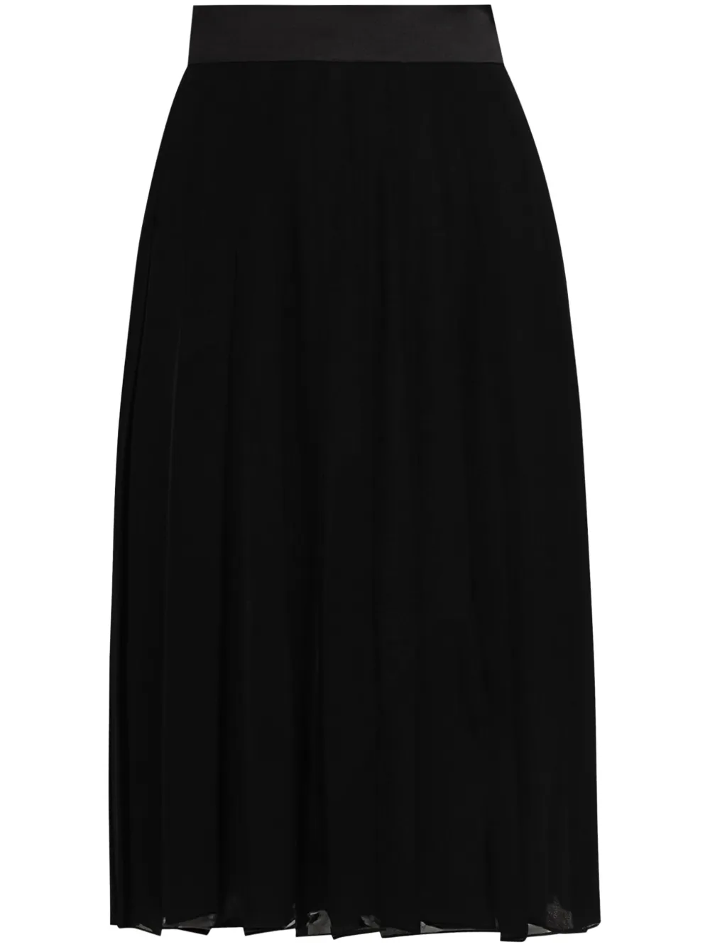 

Плиссированная юбка DOLCE & GABBANA, черный