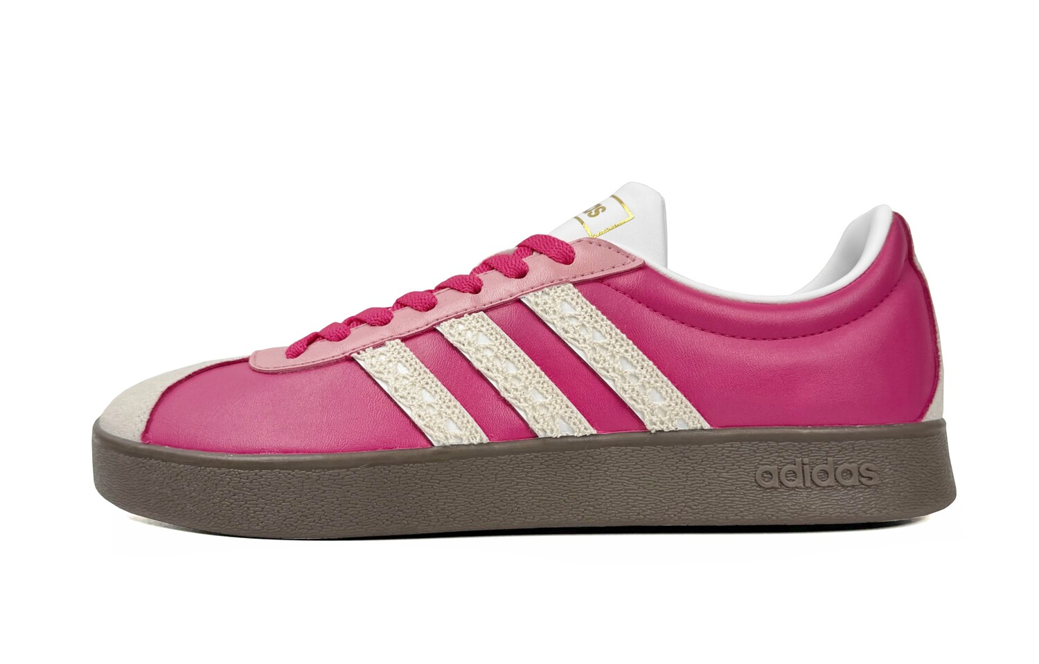 

Кроссовки adidas neo Vl Court Skateboarding Shoes Unisex Low-top White, коричневый
