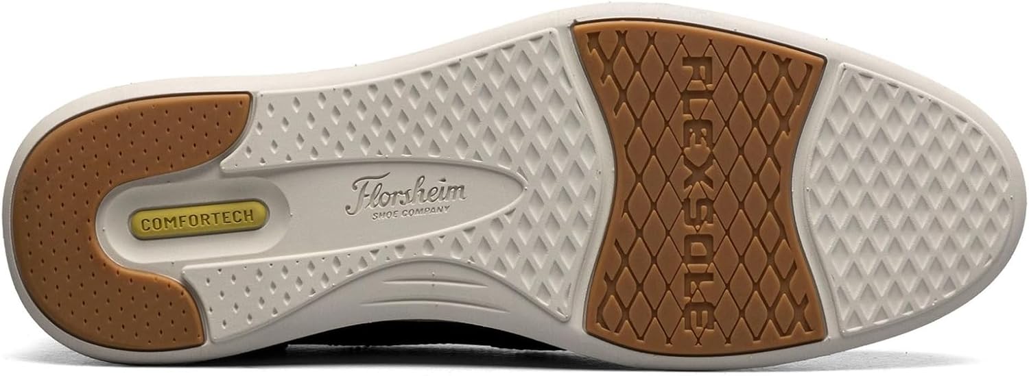 Мужские оксфорды Florsheim Launch с открытым носком, белый/черный — фото 4
