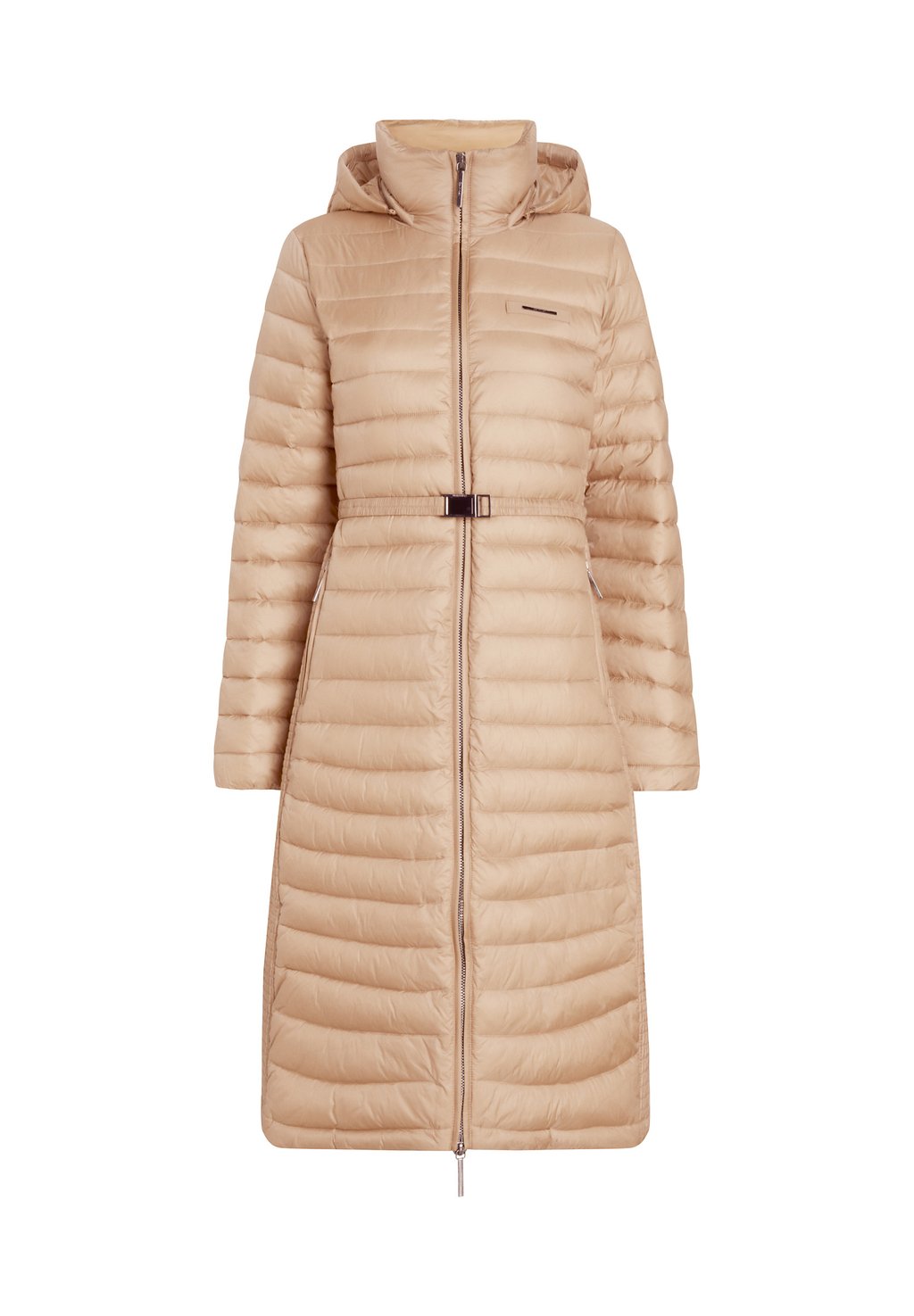 

Зимнее пальто PADDED SMOCKING MIDI COAT Calvin Klein, бежевый