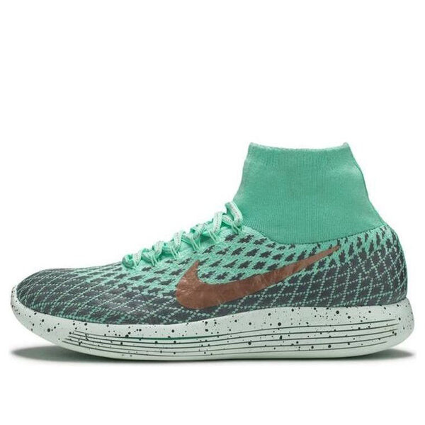 

Кроссовки lunarepic flyknit shield Nike, зеленый