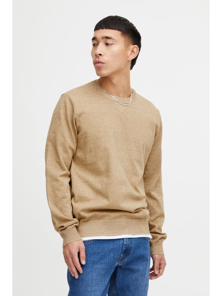 

Толстовка BLEND Sweatshirt BHBruton pullover 20715850 melierter Strickpullover, бежевый