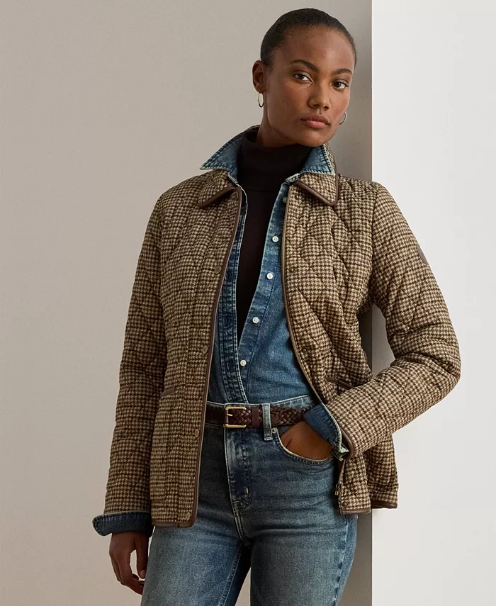 

Женское стеганое пальто с подкладкой из Velboa, P/XS-XXL Lauren Ralph Lauren