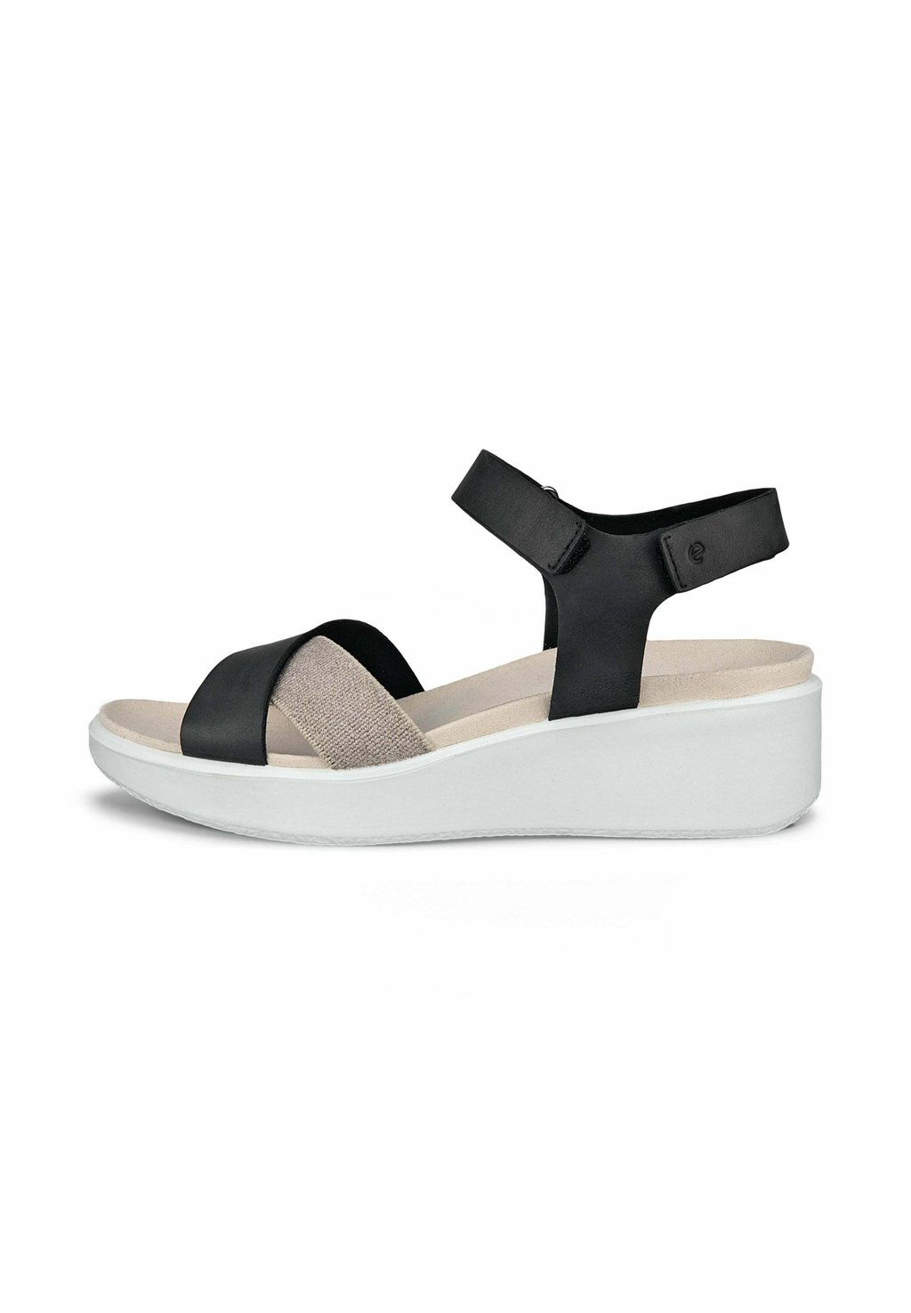 Босоножки на танкетке FLOWT LX W ECCO, черный