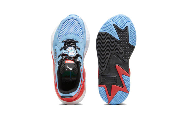 Кроссовки rs-x x the smurfs 'team light blue' Puma, голубой — фото 4