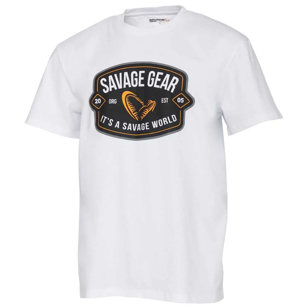 

Футболка с коротким рукавом Savage Gear Bade Logo, белый