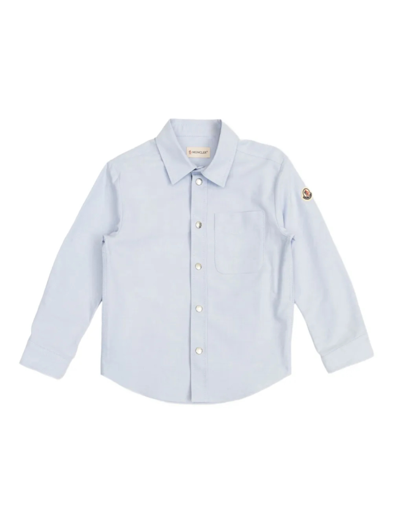 

Рубашка с длинным рукавом Moncler Enfant, синий