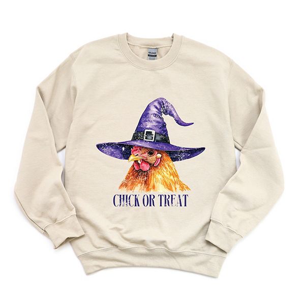 

Футболка с принтом Chick or treat в технике акварели Simply Sage Market, Dust