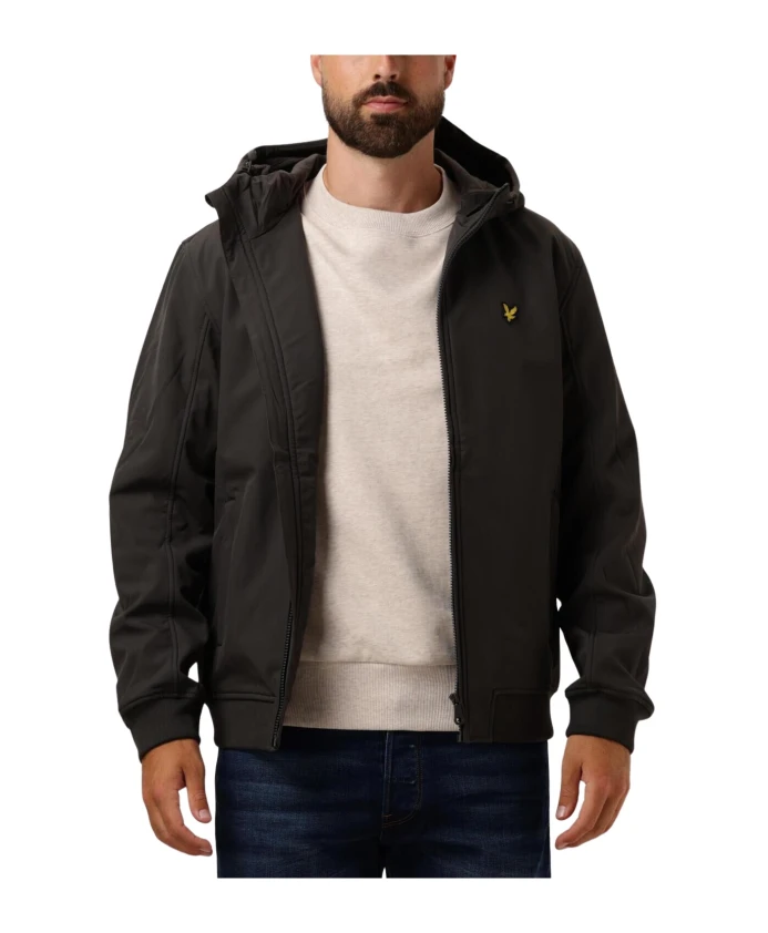 

Флисовая куртка из софтшелла Lyle & Scott, серый