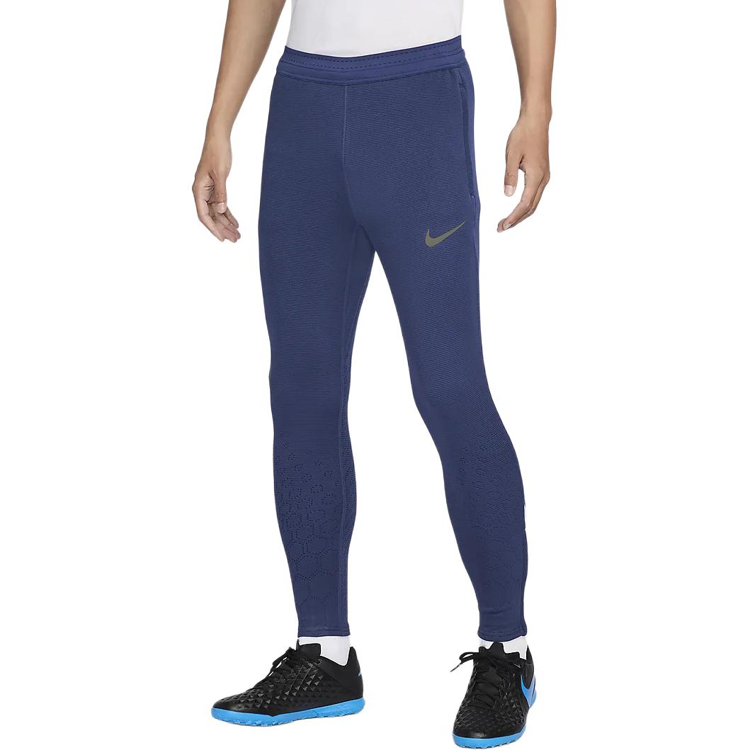 Термооблегающие футбольные низы мужские Space Blue/Slight Green/Gold Nike — фото 3