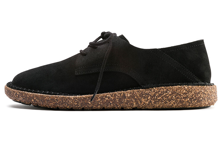 Женская повседневная обувь унисекс с низким верхом черного цвета Birkenstock