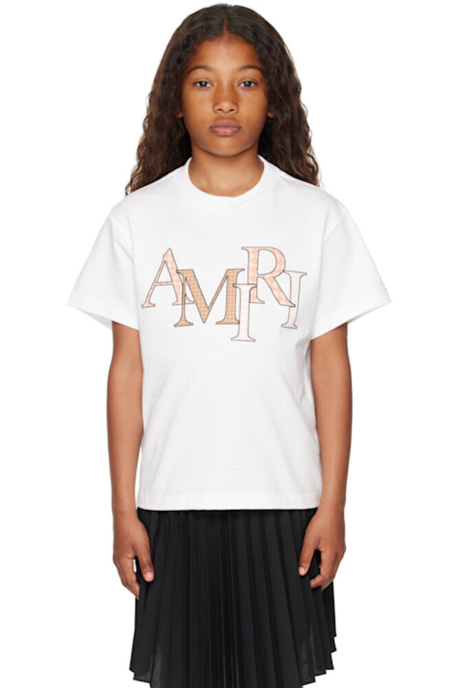 

Футболка детская Off-White Staggered AMIRI