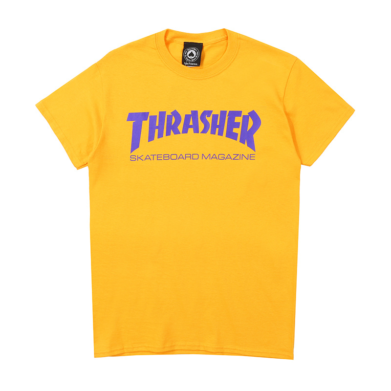 

Thrasher Футболка унисекс, версия для США, желтая