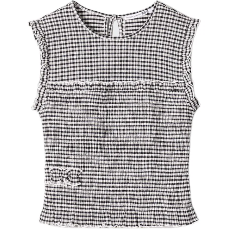 Топ UNIQLO x Cecilie Bahnsen SS26 Ivory
