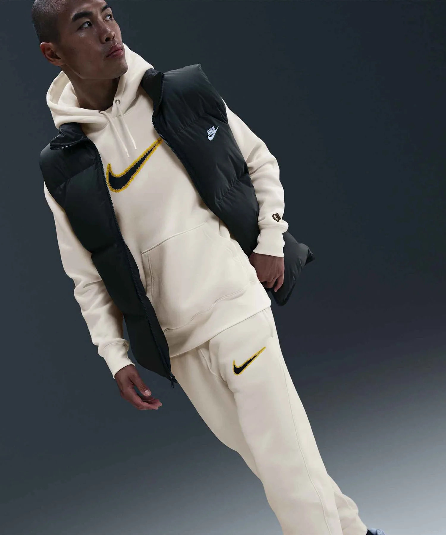 Мужские и женские джоггеры из флиса Nike AS M NK CLUB BB JGGR NEO чёрные — фото 2