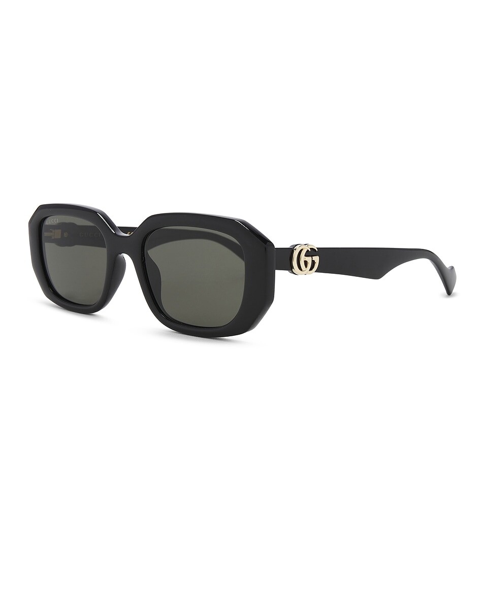 

Прямоугольные солнцезащитные очки GG Generation Gucci, черный