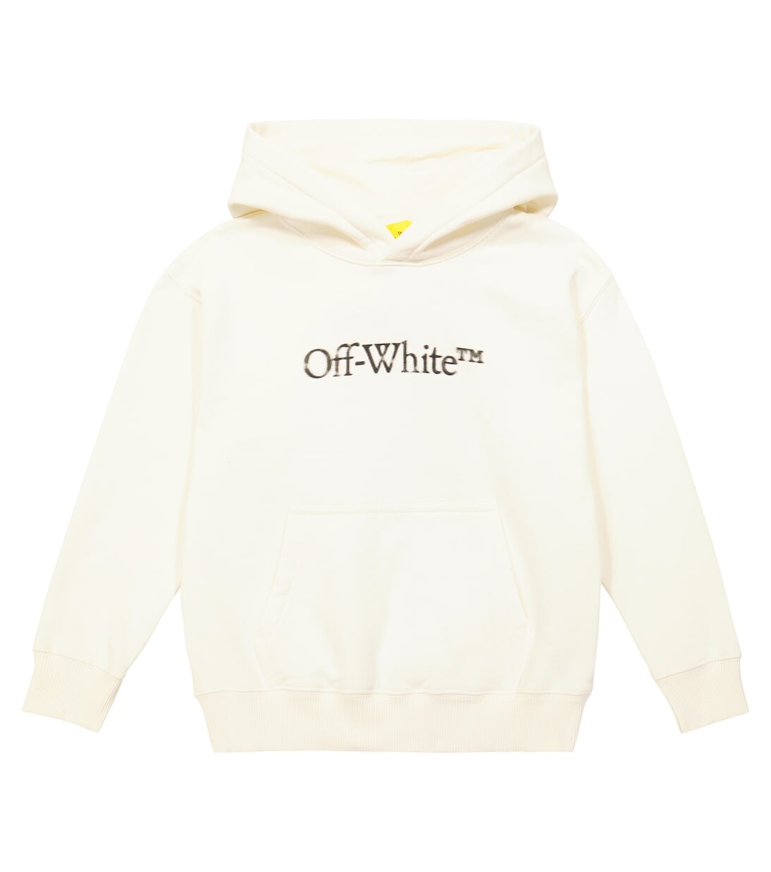 

Худи из хлопкового джерси с логотипом Off-White Kids, белый
