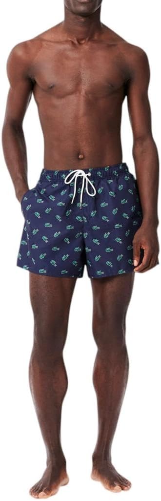 

Мужские стандартные плавки Lacoste Allover Croc, Navy Blue/Multicolor
