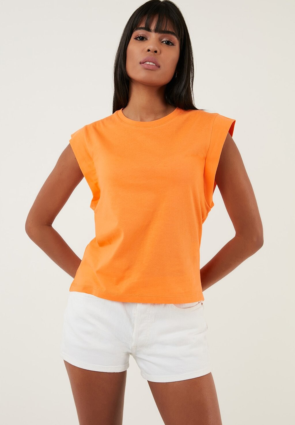 

Топ Crew Neck LELA, цвет orange