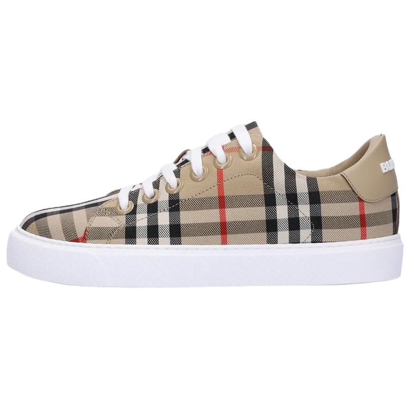 Burberry Винтажные женские бежевые лоу-топы для скейтбординга