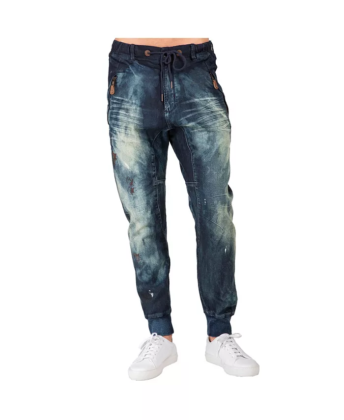 

Мужские джинсы-джоггеры Premium Knit Denim Level 7, синий