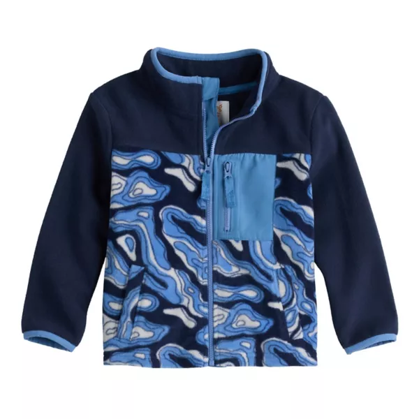 

Детская флисовая куртка для мальчиков Jumping Beans, цвет blue topo camo