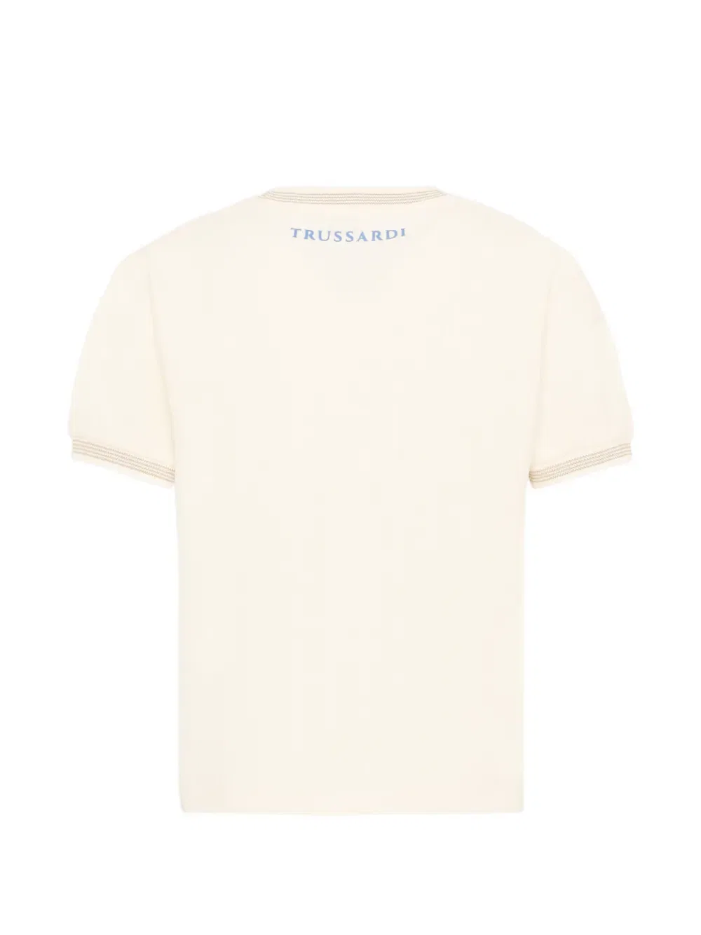 Футболка с вышивкой Trussardi Junior, нейтральный — фото 2