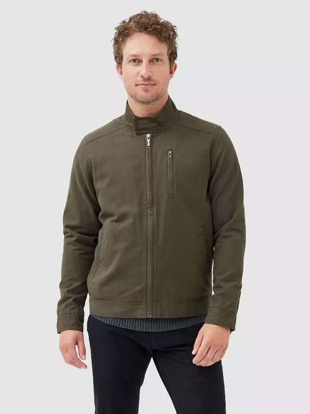 

Куртка Rodd & Gunn Armitage Cotton-twill Harrington, цвет army