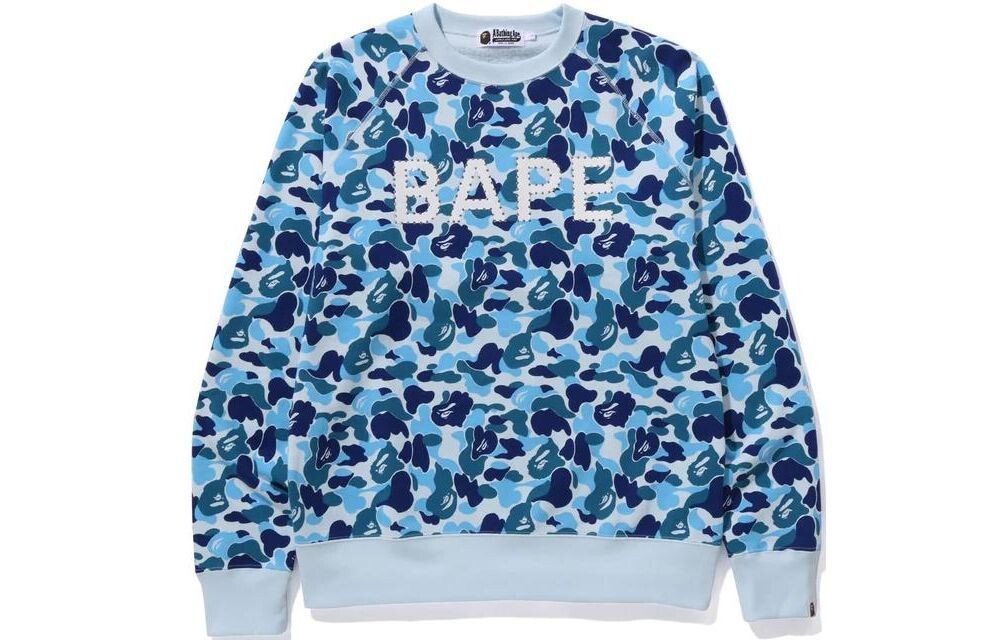 

BAPE ABC Camo Crystal Stone Круглый вырез A Bathing Ape, розовый