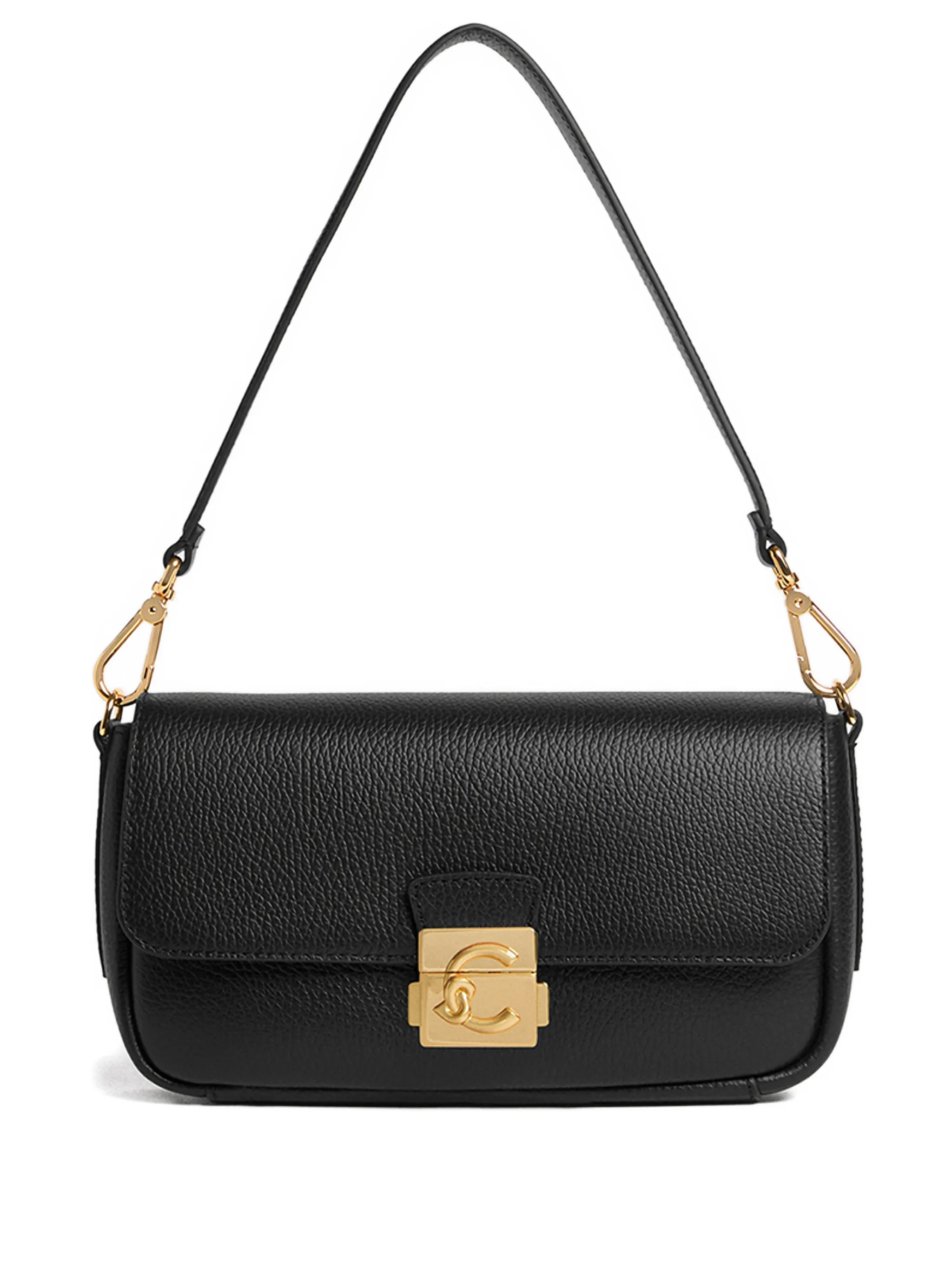 

Сумка через плечо с логотипом Medium C-Me Lock Coccinelle, черный