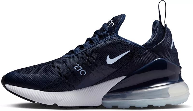 Детские кроссовки Nike Air Max 270 для начальной школы, цвет Navy/Cobalt — фото 3
