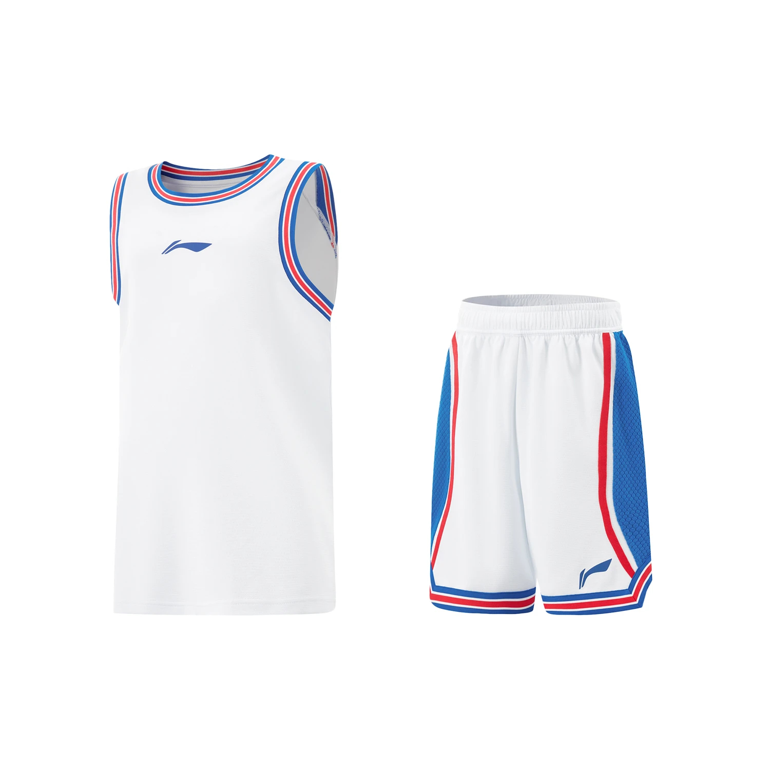 

LINING YOUNG Повседневная спортивная одежда SS25 Standard White/Standard White & Space Blue для подростков