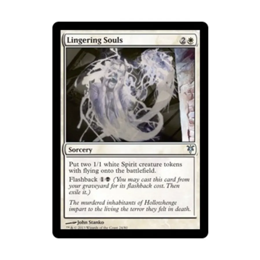 

CCG Задержавшиеся души (U), MTG - Duel Decks - Sorin vs. Tibalt