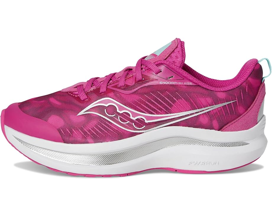 Детские кроссовки Saucony Endorphin Kdz (Little Kid/Big Kid) Saucony Kids, Magenta — фото 4