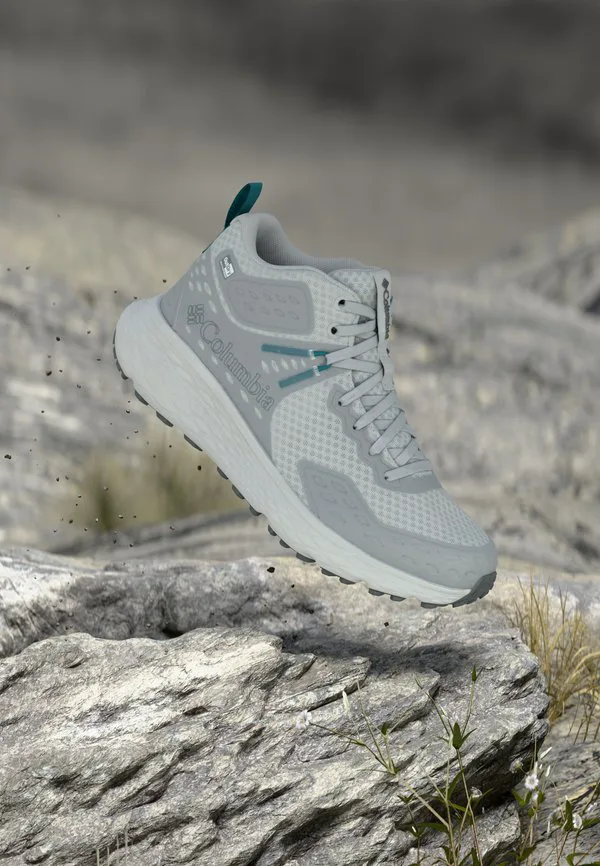 Походные ботинки konos trs средней высоты Columbia, Grey Ice/Teal Chloride