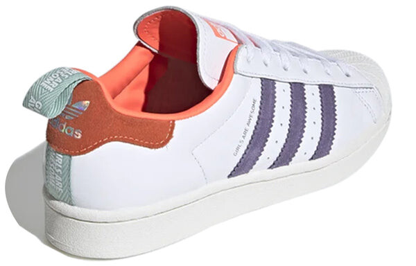 Девушки в кроссовках потрясающие x суперзвезда j Adidas, белый — фото 3