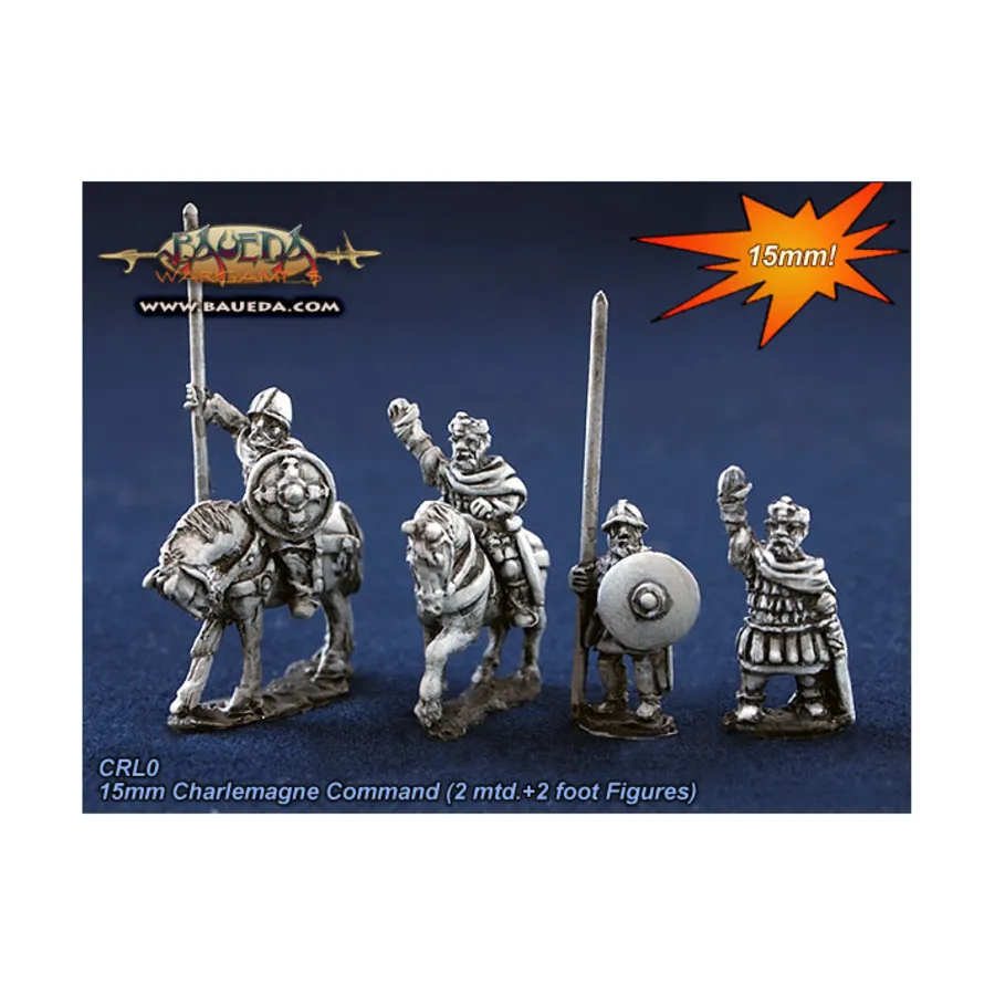 

Карл Великий Командование, Historical Miniatures - Carolingian Frankish (15mm) (Baueda Wargames)