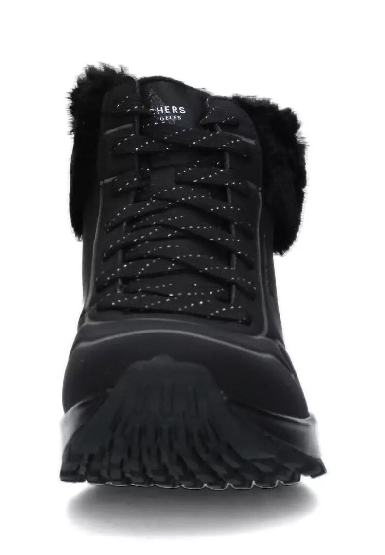 Зимние ботинки женские Skechers с меховой опушкой, черный — фото 3