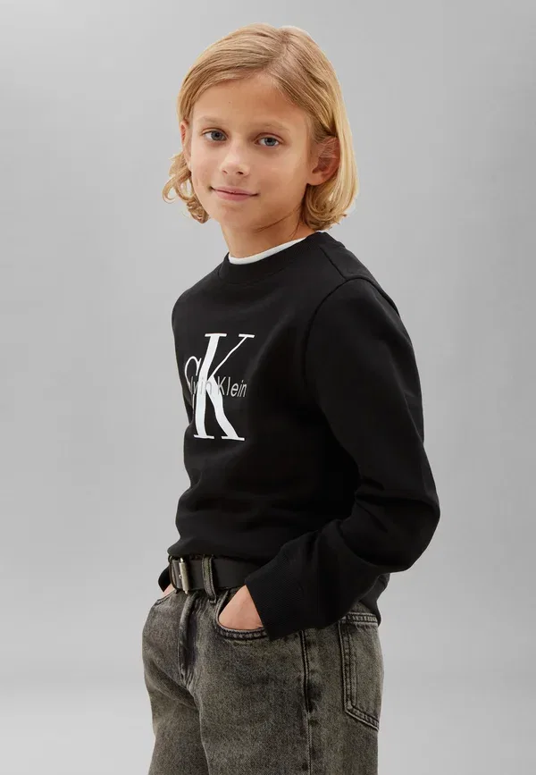 Толстовка Monologo Calvin Klein Jeans, черный